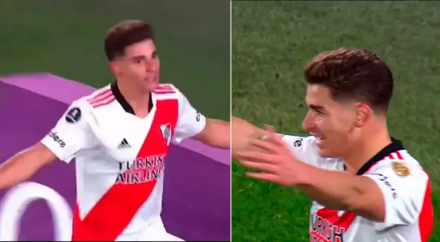 Julián Álvarez anotó los dos goles de River Plate sobre Alianza Lima Julián Álvarez anotó los dos goles de River Plate sobre Alianza Lima