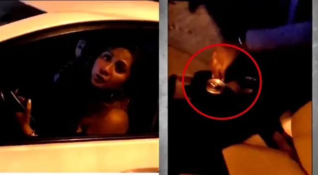 La conductora fue identificada como Karina Janet Saco Yarlequé.