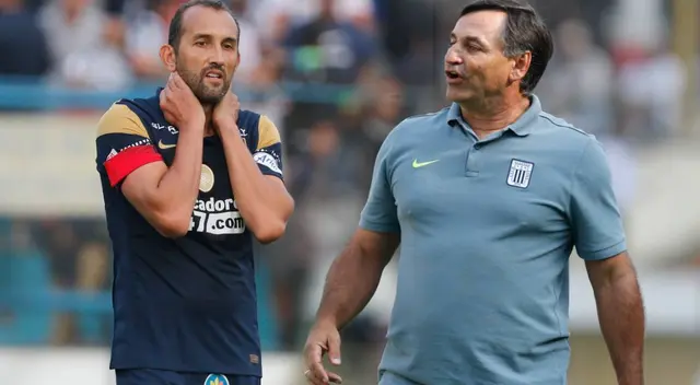 Caros Bustos y Hernán Barcos tienen dos temporadas en Alianza Lima.