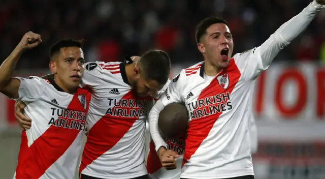 River Plate acabó como líder en el grupo F de la Copa Libertadores. River Plate acabó como líder en el grupo F de la Copa Libertadores.