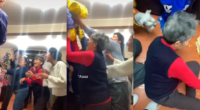 TikTok: Familia se 'pelea' por piñata