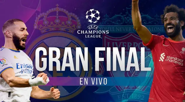 Real Madrid y Liverpool disputan la final de la Champions League 2022.
