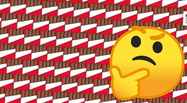 ¿Qué barra de chocolate está incompleta? Solo 5% pudo hallarla en segundos