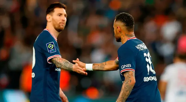 Neymar y Lionel Messi se reencontraron en esta temporada con camiseta del PSG Neymar y Lionel Messi se reencontraron en esta temporada con camiseta del PSG