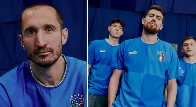 Italia luce su nueva camiseta para la Finalissima 2022