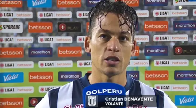 Benavente, autor del gol del triunfo para Alianza Lima. Benavente, autor del gol del triunfo para Alianza Lima.