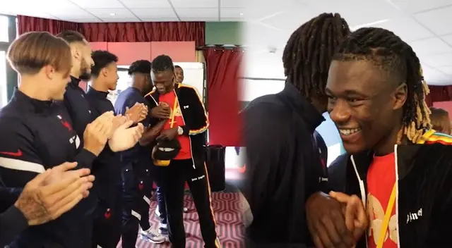 Eduardo Camavinga feliz por el recibimiento de la Selección de Francia Eduardo Camavinga feliz por el recibimiento de la Selección de Francia