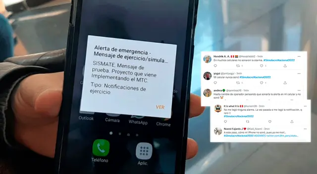 Tal como sucedió la primera vez, la alerta de Sismate no volvió a sonar en algunos celulares. Tal como sucedió la primera vez, la alerta de Sismate no volvió a sonar en algunos celulares.