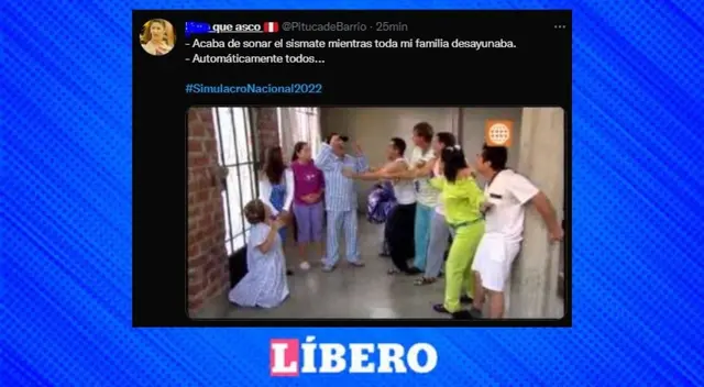 Miles de personas se identificaron con una escena de Al fondo hay sitio en el simulacro Miles de personas se identificaron con una escena de Al fondo hay sitio en el simulacro