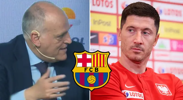 Presidente de LaLiga reafirmó que Barcelona no está en condiciones de fichar a Lewandowski Presidente de LaLiga reafirmó que Barcelona no está en condiciones de fichar a Lewandowski