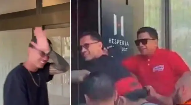 Silvio Valencia se reencontró con Gianluca Lapadula Silvio Valencia se reencontró con Gianluca Lapadula