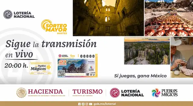 Conoce los resultados del Sorteo Mayor de la Lotería Nacional