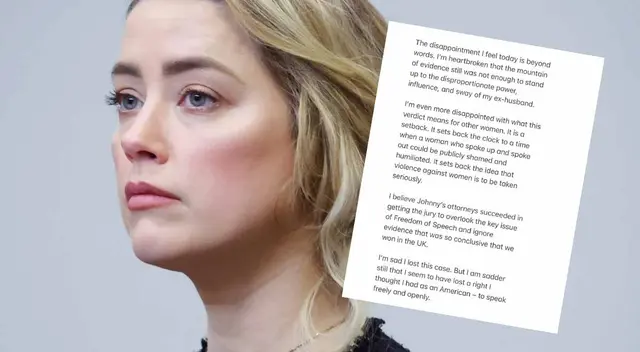 Amber Heard se pronunció en redes sociales tras fallo en su contra Amber Heard se pronunció en redes sociales tras fallo en su contra