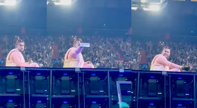 Bad Bunny nunca imagino que fanática tuviera singular reacción.