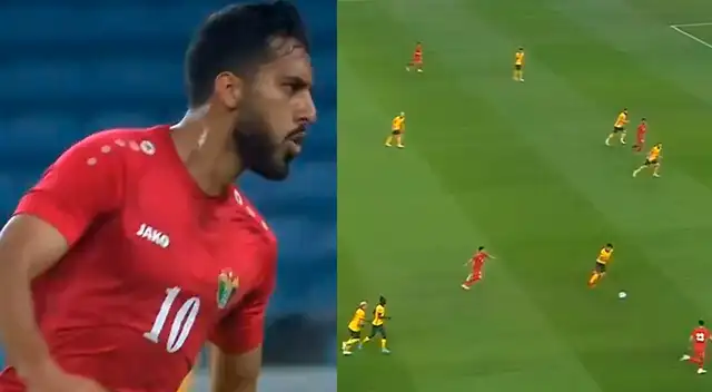 Jordania le enseñó a Australia el chocolate peruano con impresionante gol