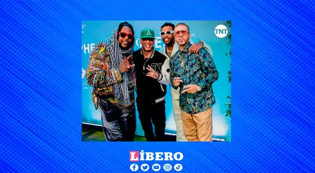 Zion y Lennox también caminaron por la alfombra roja
