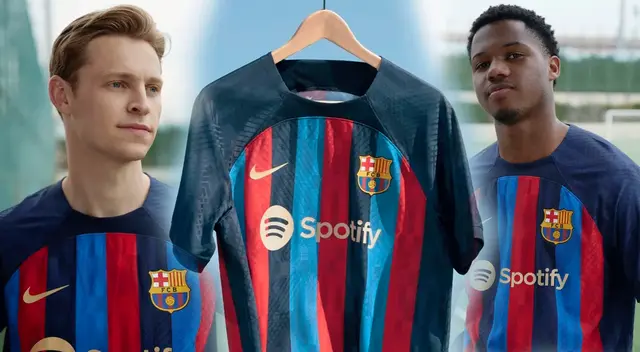 Barcelona presentó su nueva camiseta para la temporada 2022-2022