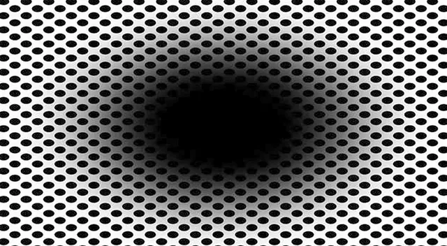 Ilusión óptica: Descubre porque esta imagen te hace ver un agujero negro expandiéndose