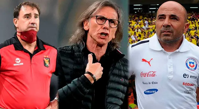 Gareca y Sampaoli son dos de los DTs que pasaron por Perú y luego tomaron una 'sele'.