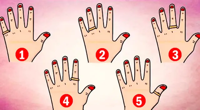 Elige en qué dedo usarías un anillo y conoce más de ti.