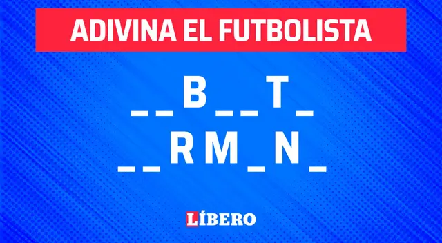 ¿Serás capaz de completar el nombre de este jugador de fútbol? ¿Serás capaz de completar el nombre de este jugador de fútbol?