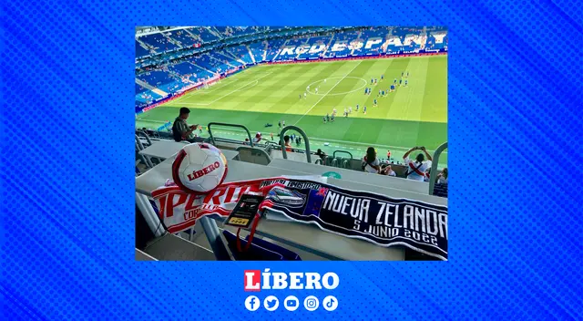 Líbero también se hizo presente en el RCDE Stadium de Barcelona para apoyar a la Selección Peruana. Líbero también se hizo presente en el RCDE Stadium de Barcelona para apoyar a la Selección Peruana.