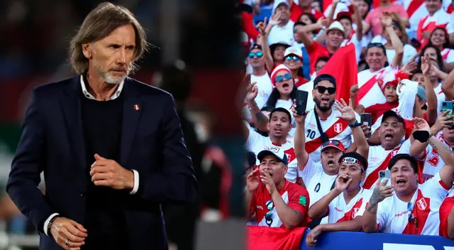 Ricardo Gareca se conmovió y agradeció a la hinchada peruana Ricardo Gareca se conmovió y agradeció a la hinchada peruana