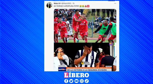 La victoria de Sport Huancayo hizo recordar el oscuro pasado de Alianza Lima La victoria de Sport Huancayo hizo recordar el oscuro pasado de Alianza Lima