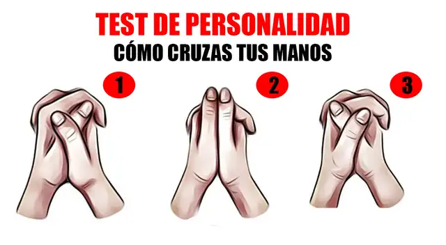 Di como cruzas tus manos y te revelaremos más de ti.