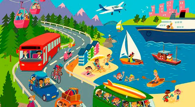 Mira con atención la siguiente imagen y encuentra al perro.