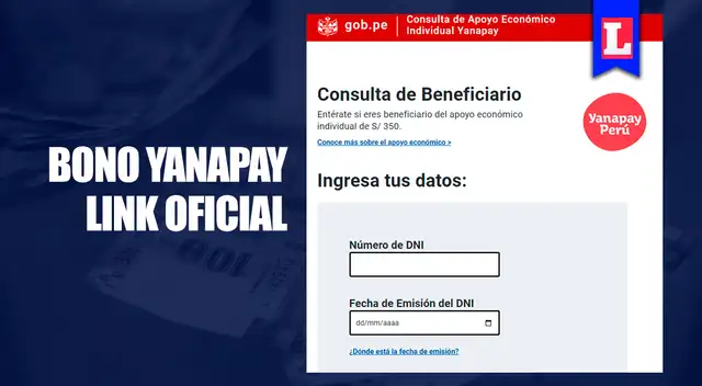Entérate si accedes al Bono Yanapay de 350 soles. Entérate si accedes al Bono Yanapay de 350 soles.
