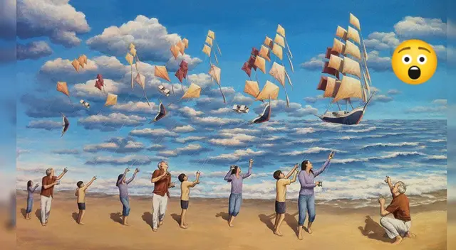¿Barcos o cometas? Utiliza tus cinco sentidos y resuelve la ilusión óptica en 5 segundos