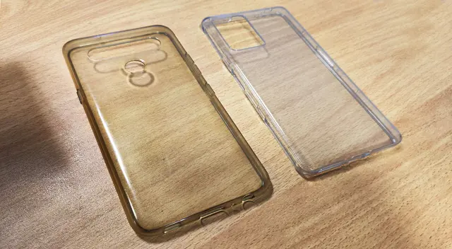 ¿Cómo limpiar correctamente una funda transparente que se ha vuelto amarilla?