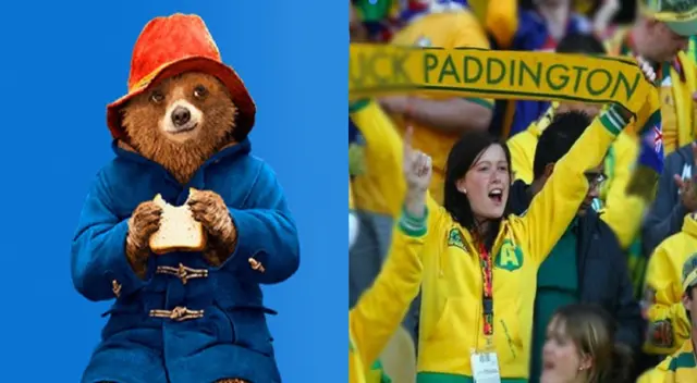Oso paddington se viral tras el triunfo de Austria. Oso paddington se viral tras el triunfo de Austria.