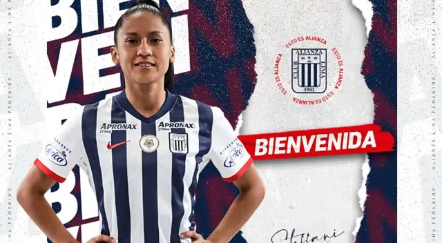Steffani Otiniano nuevo fichaje de Alianza Lima Steffani Otiniano nuevo fichaje de Alianza Lima