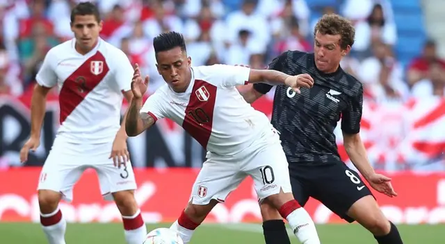 <em>Christian Cueva disputó el Mundial de Rusia 2018 con la Selección Peruana</em>   