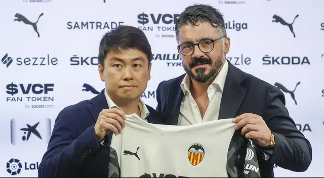 Gattuso es nuevo técnico de Valencia.