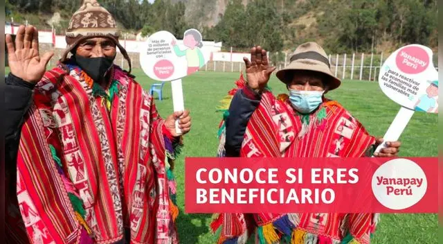 Conoce si recibirás el Bono Yanapay Perú 2022