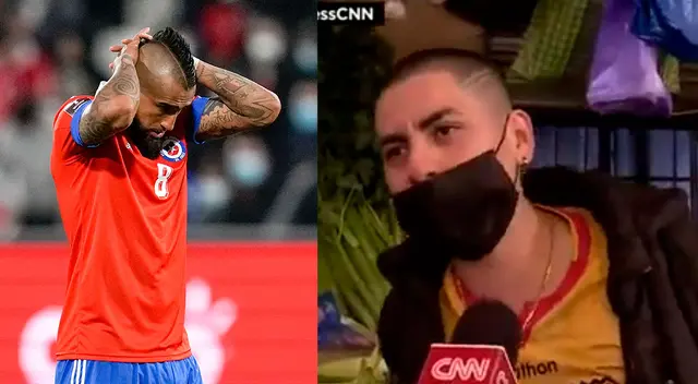 Chile agotó sus esfuerzos por ir a Qatar 2022, pero no pudo, mencionó el hincha ecuatoriano.