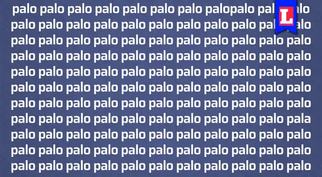 <strong>¿Encuentras la palabra "pala"?</strong>   