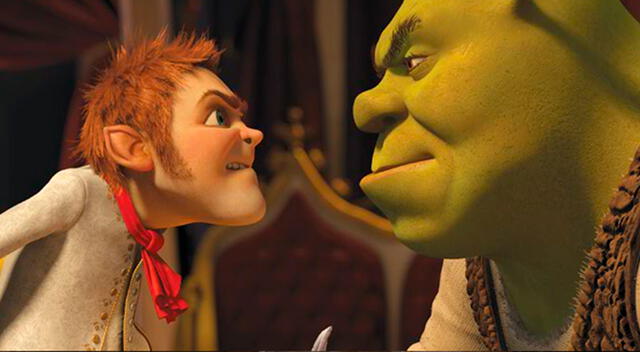 En Shrek 4, Rumpelstiltskin le hace firmar un contrato al ogro que hace que casi pierda a Fiona para siempre.