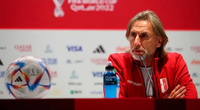 Ricardo Gareca brindó conferencia de prensa desde Qatar