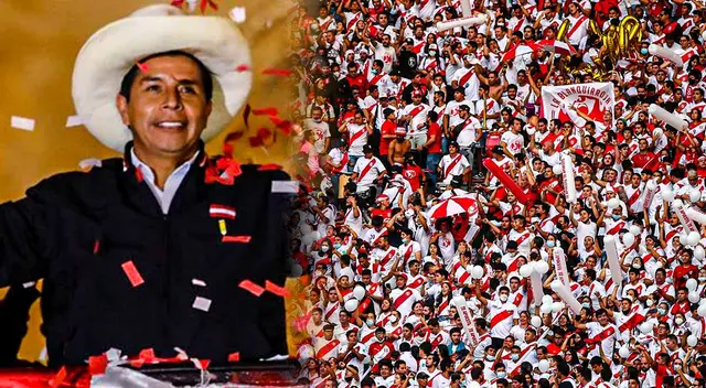 Pedro Castillo y el aliento a la Selección Peruana Pedro Castillo y el aliento a la Selección Peruana