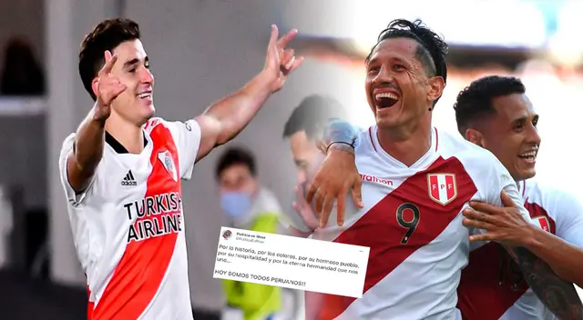 Hinchas de River Plate se ponen la bicolor y alentarán a Perú vs Australia