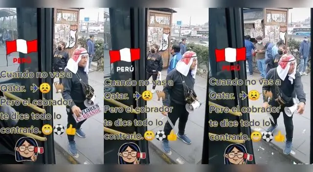 ¿Qatar? No, es San Juan de Lurigancho: cobrador se pone turbante para jalar pasajeros ¿Qatar? No, es San Juan de Lurigancho: cobrador se pone turbante para jalar pasajeros