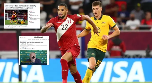 Prensa de Australia se refirió a la eliminación de Perú Prensa de Australia se refirió a la eliminación de Perú