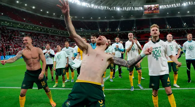 Australia clasificó al Mundial de Qatar 2022 tras eliminar a Perú Australia clasificó al Mundial de Qatar 2022 tras eliminar a Perú