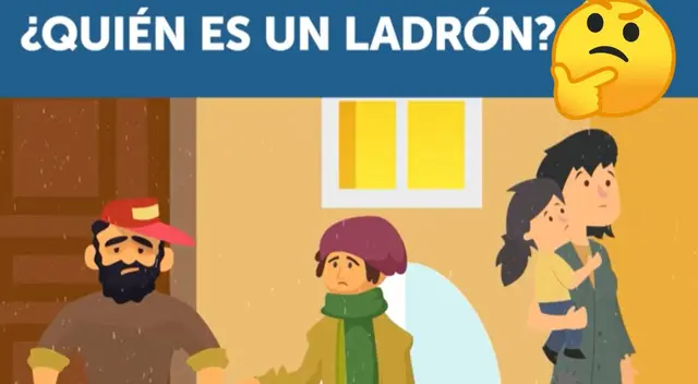 ¿Cuál de ellos es el ladrón? Averígualo en menos de 10 segundos ¿Cuál de ellos es el ladrón? Averígualo en menos de 10 segundos