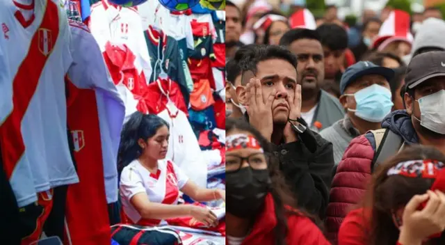Sufre el Perú y sufre Gamarra: comerciantes pierden gran inversión con 'mercadería mundialista' Sufre el Perú y sufre Gamarra: comerciantes pierden gran inversión con 'mercadería mundialista'