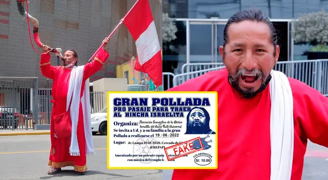 ¿Se quedó varado? Hincha Israelita niega pollada y ya se encuentra de retorno al Perú. ¿Se quedó varado? Hincha Israelita niega pollada y ya se encuentra de retorno al Perú.